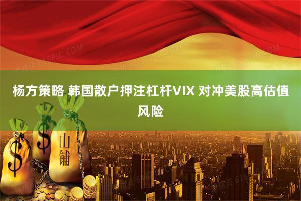 杨方策略 韩国散户押注杠杆VIX 对冲美股高估值风险